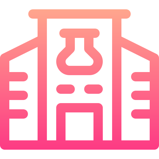 laboratory Basic Gradient Lineal color icon