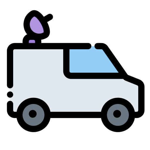 bestelwagen Generic Outline Color icoon