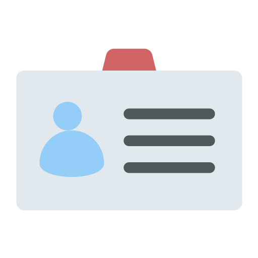 신분증 Generic Flat icon