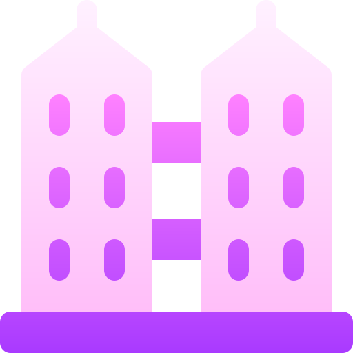 wieża Basic Gradient Gradient ikona