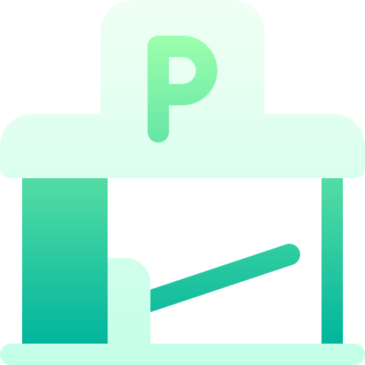 parkeren Basic Gradient Gradient icoon