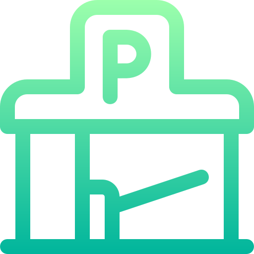 Parking Basic Gradient Lineal color icon