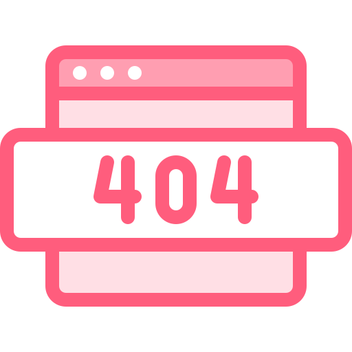 error 404 Detailed color Lineal color icono