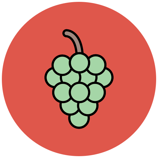 winogrona Generic Outline Color ikona