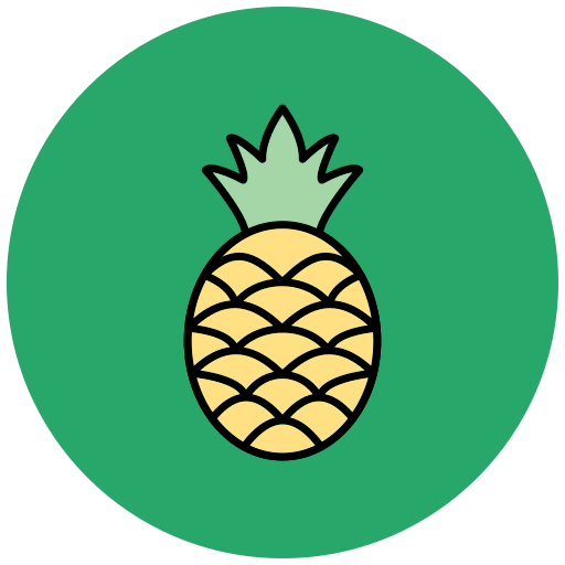 ananas Generic Outline Color icoon