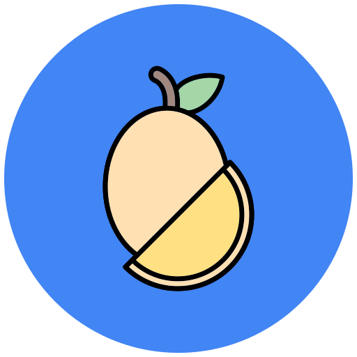 sapodilla Generic Outline Color icon