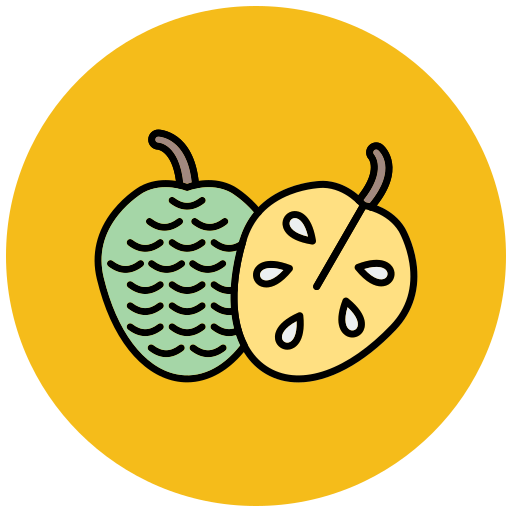 cherimoya Generic Outline Color icon