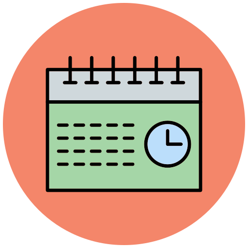 zeitplan Generic Outline Color icon