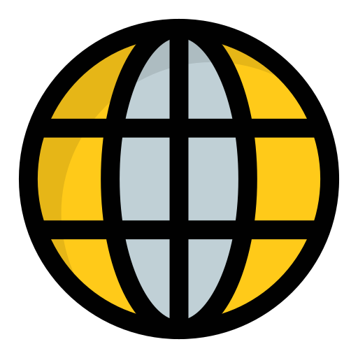 グローブ Generic Outline Color icon