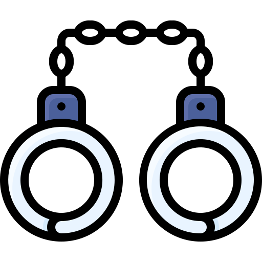 Handcuff Generic Outline Color icon