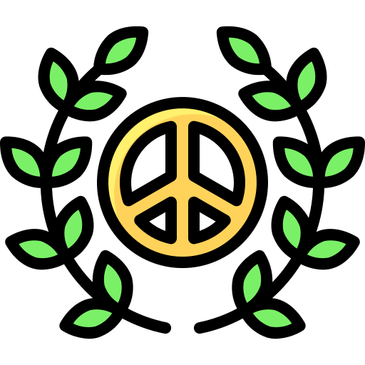 평화 Generic Outline Color icon