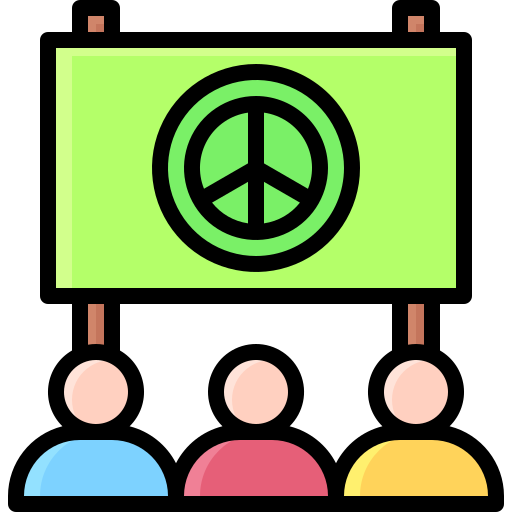 attivismo Generic Outline Color icona