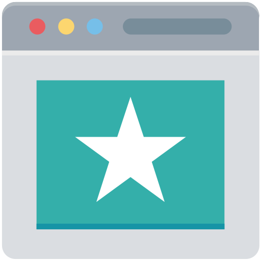 web Generic Outline Color icono