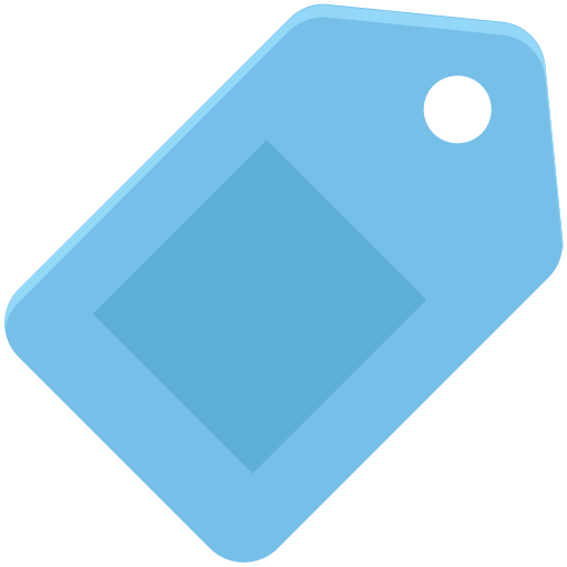 Tag Generic Outline Color icon