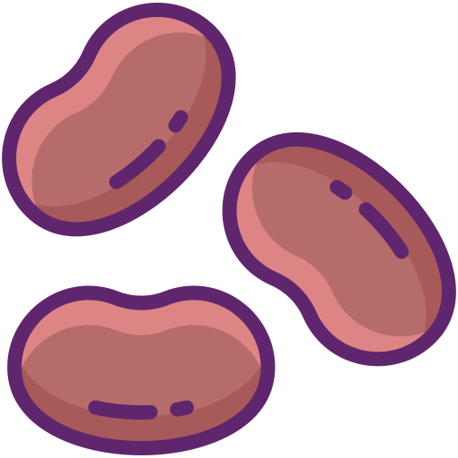 Red beans Generic Outline Color icon