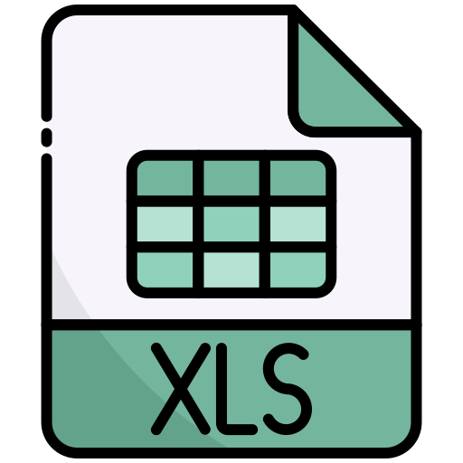 xls Generic Outline Color icon