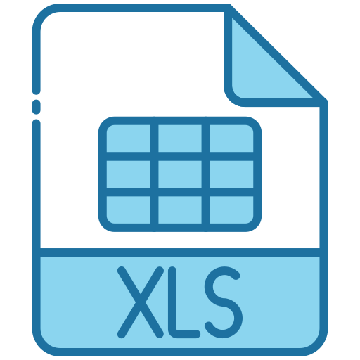Xls Generic Blue icon