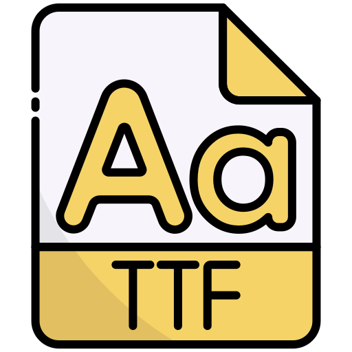 ttf Generic Outline Color ikona
