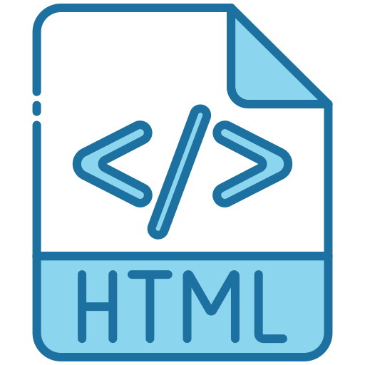 HTML Generic Blue icon