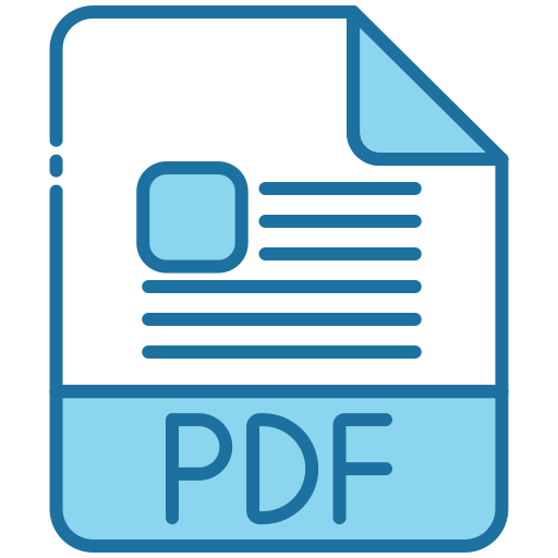 pdf Generic Blue Icône