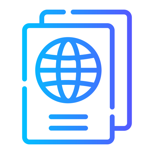 passaporto Generic Gradient icona