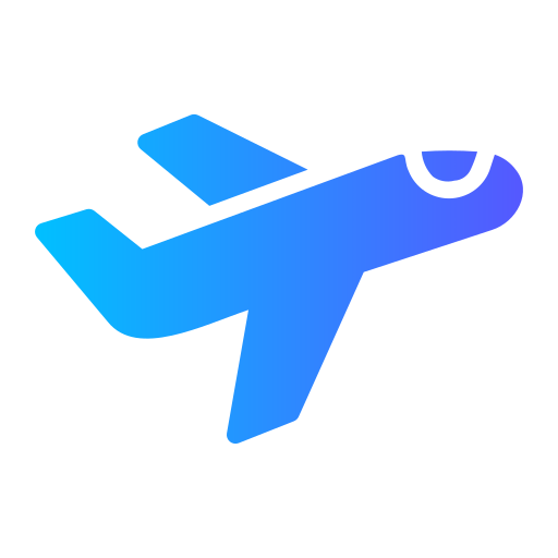 avión Generic Flat Gradient icono