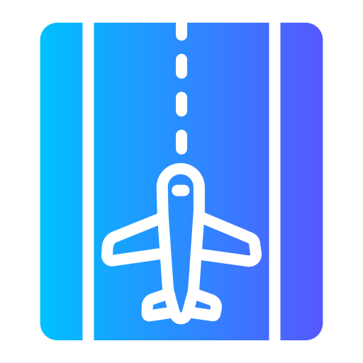 Runway Generic Flat Gradient icon