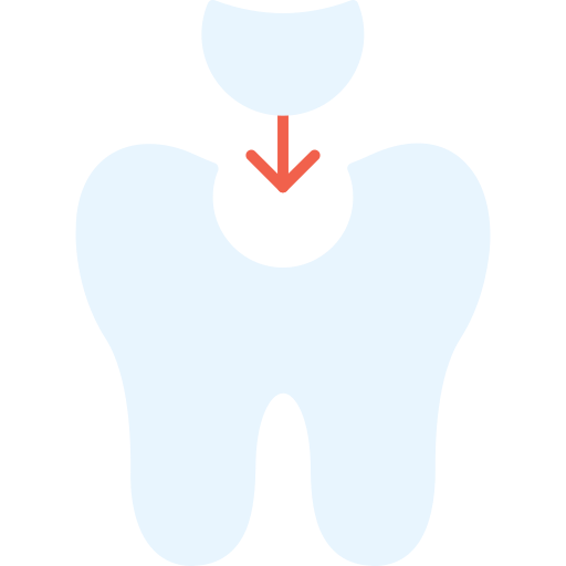 Зубная пломба Generic Flat иконка