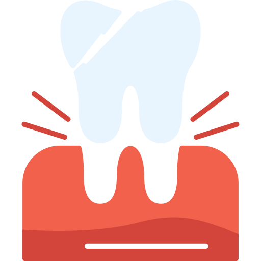 estrazione di un dente Generic Flat icona