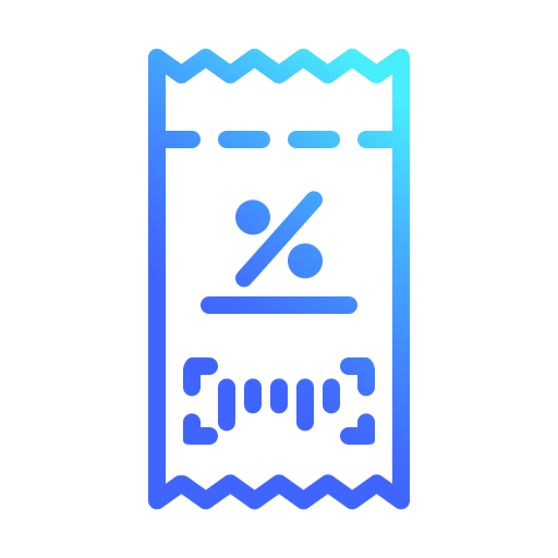 クーポン Generic Gradient icon