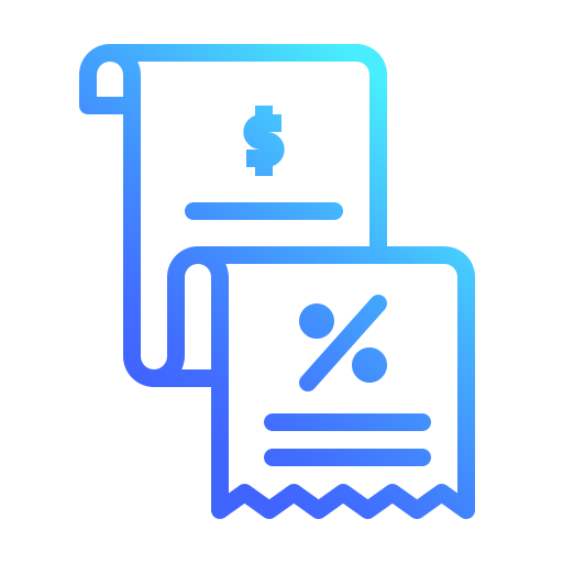 Price list Generic Gradient icon