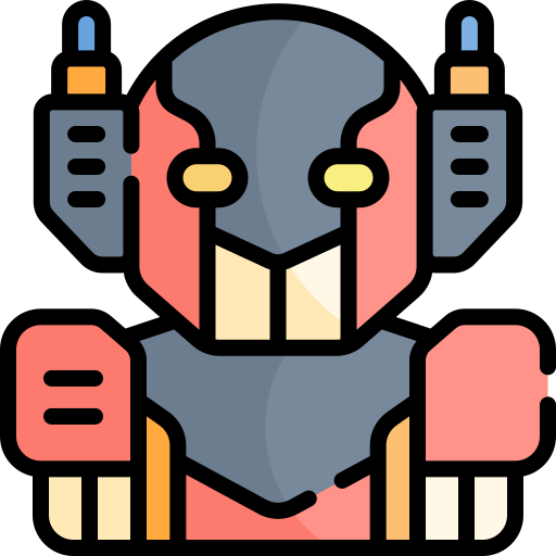 roboter Kawaii Lineal color icon