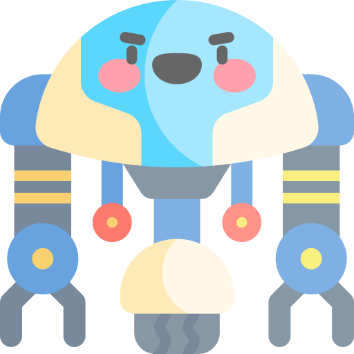 Robot Kawaii Flat icon