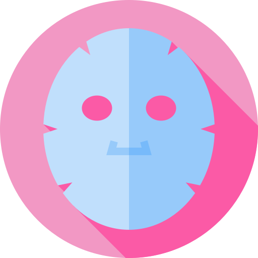 máscara Flat Circular Flat icono