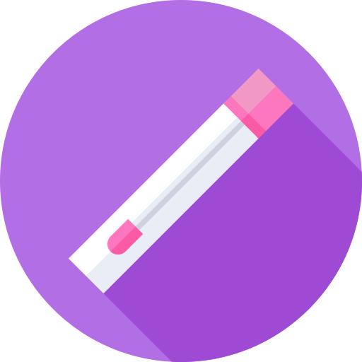 Lip Gloss Flat Circular Flat icon