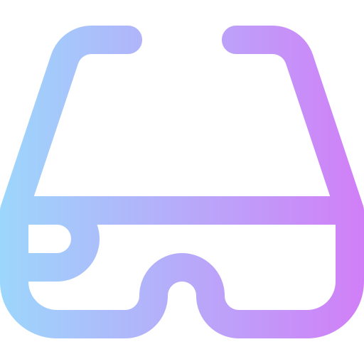inteligentne okulary Super Basic Rounded Gradient ikona