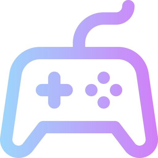 Game console Super Basic Rounded Gradient icon