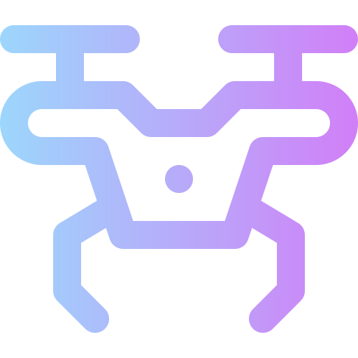 drone Super Basic Rounded Gradient icon