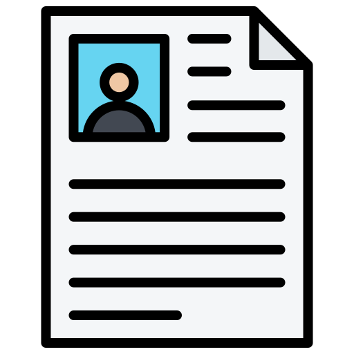 Personal information Generic Outline Color icon