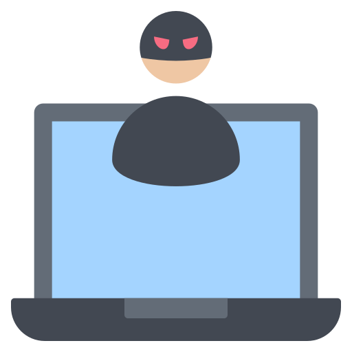 cybercriminaliteit Generic Flat icoon