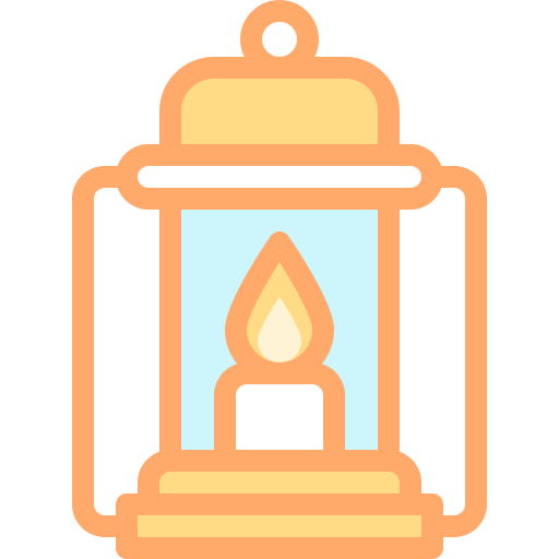 lampa naftowa Detailed color Lineal color ikona