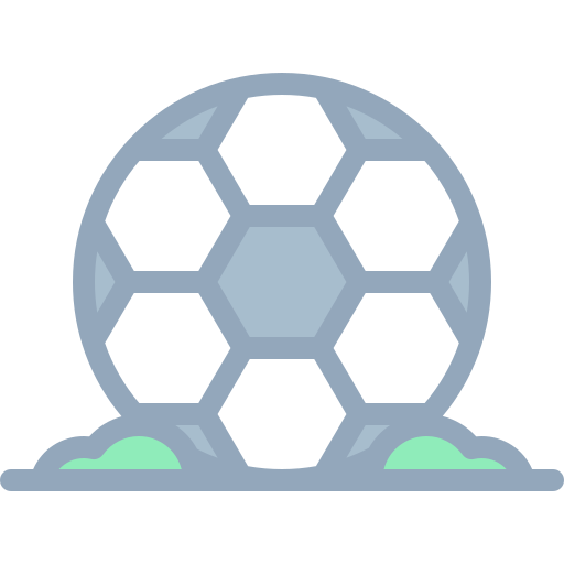 サッカー Detailed color Lineal color icon
