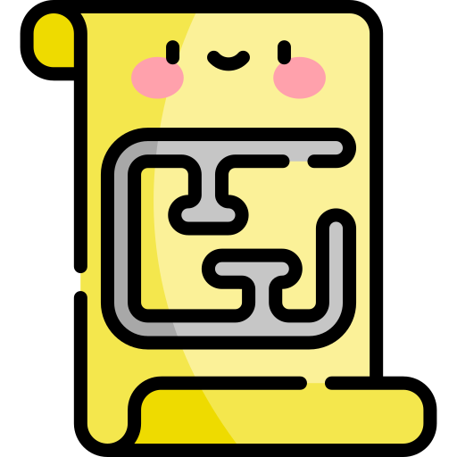 청사진 Kawaii Lineal color icon