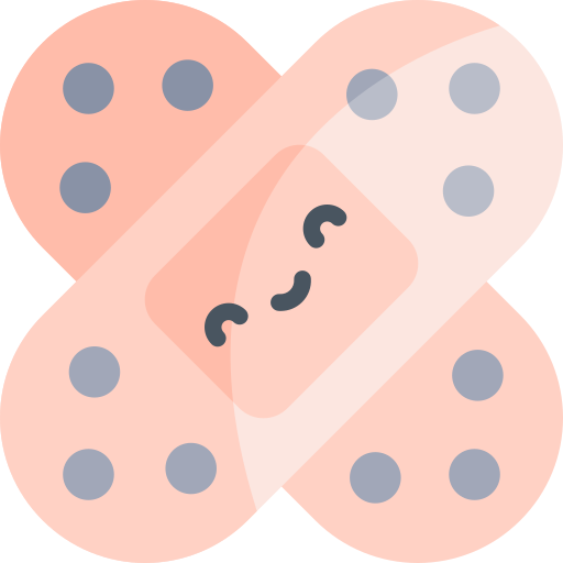 bandaż Kawaii Flat ikona