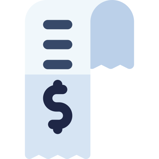 cheque Basic Rounded Flat icono