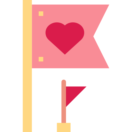 깃발 Smalllikeart Flat icon