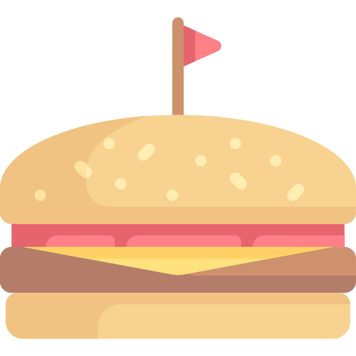 hamburger Special Flat Icône