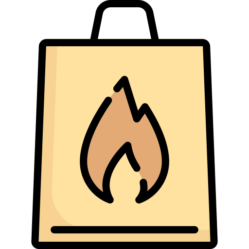 carbón Special Lineal color icono