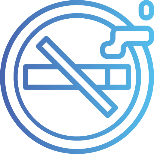 No smoking Smalllikeart Gradient icon