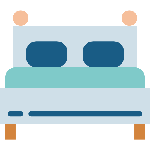 cama Smalllikeart Flat icono